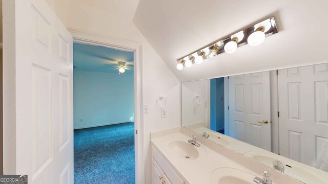15 Greenridge Way, Newnan, GA 30265 - interior space featuring carpet flooring, recessed lighting, baseboards, and a drop ceiling
