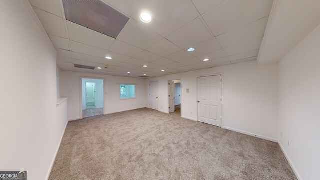 15 Greenridge Way, Newnan, GA 30265 - interior space featuring baseboards, recessed lighting, and visible vents
