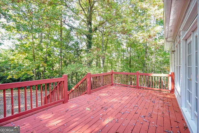 15 Greenridge Way, Newnan, GA 30265 - view of wooden deck