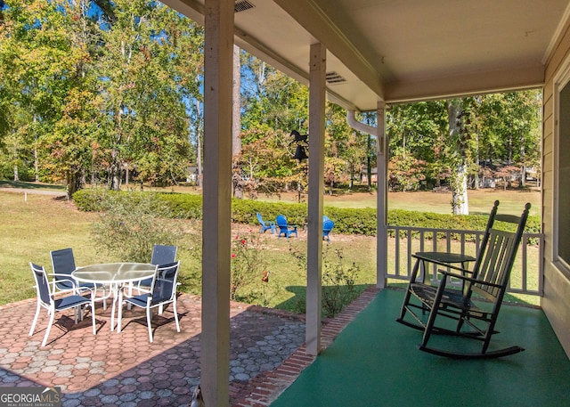 view of patio