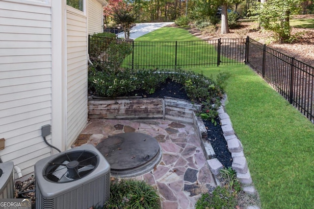 view of patio / terrace with cooling unit