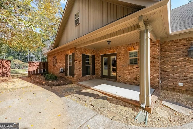 exterior space with a patio