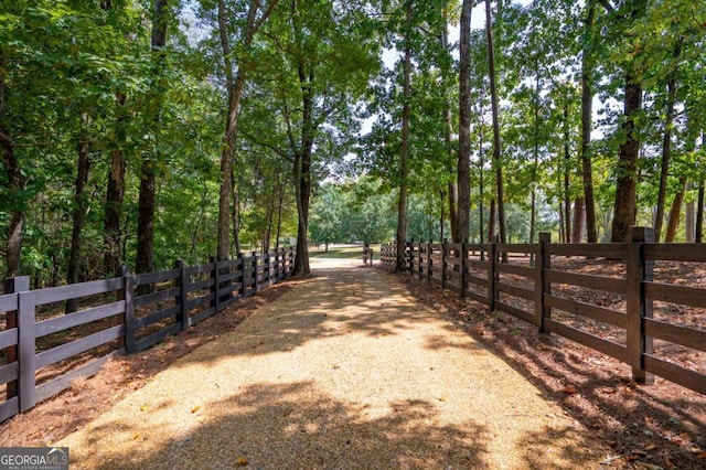 view of horse barn