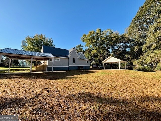 17843 Main St, Woodbury, GA 30293 - view of side of home with a gazebo