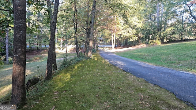 view of road