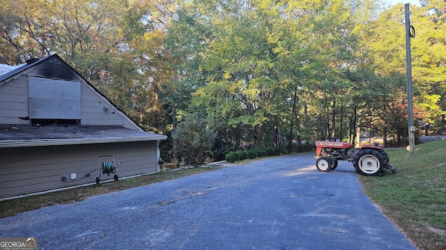 view of road