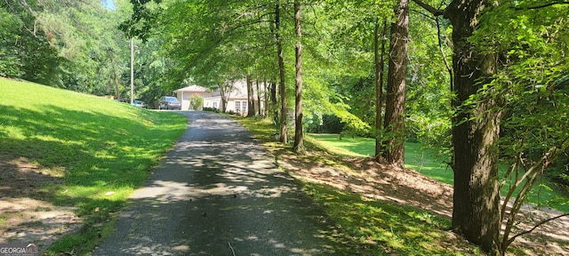 view of road