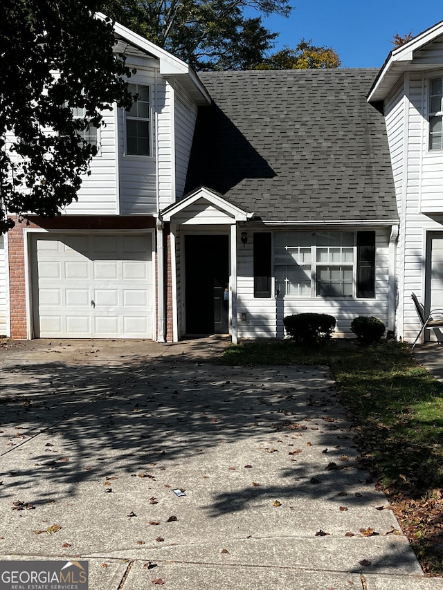 front facade featuring a garage