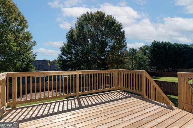 view of deck