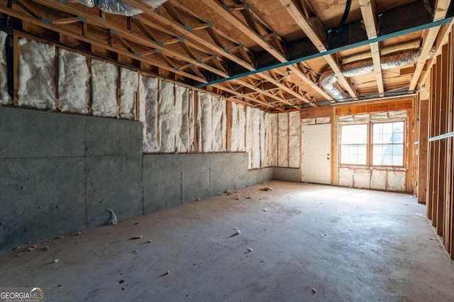 miscellaneous room featuring concrete flooring