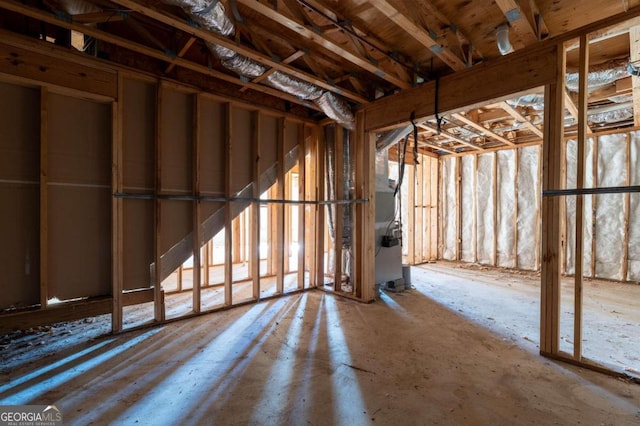 miscellaneous room featuring heating unit