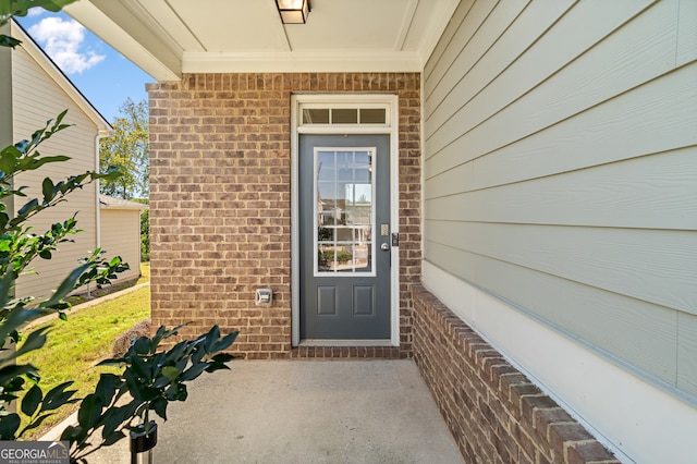 view of entrance to property