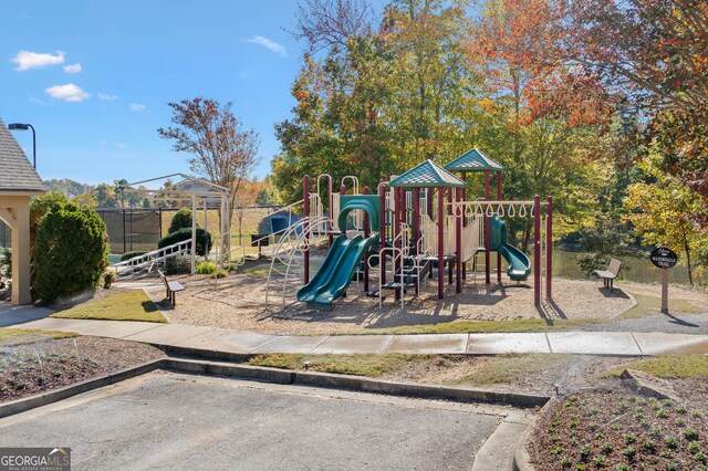 view of play area