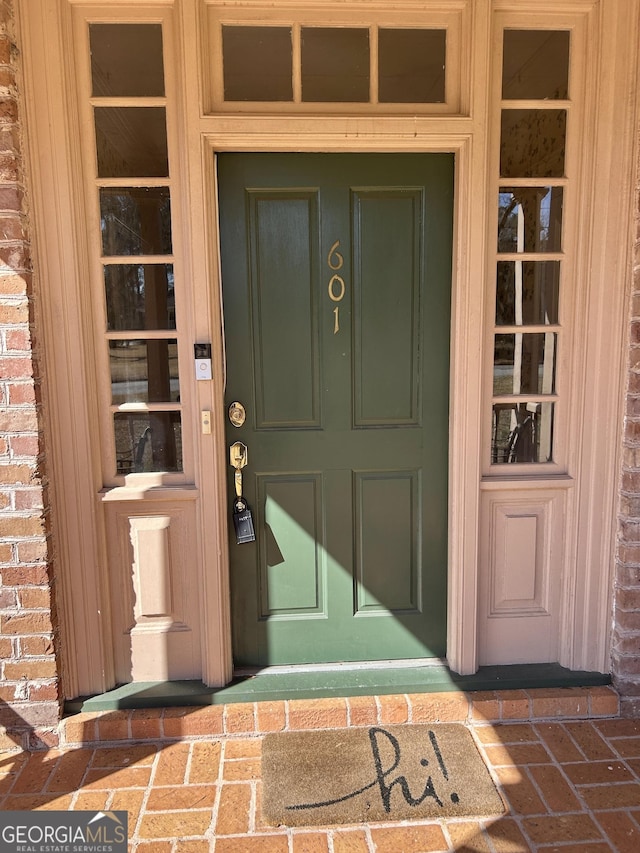 view of entrance to property