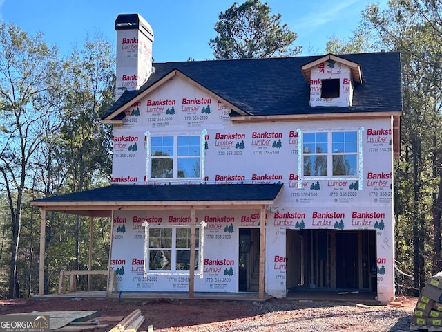 view of property under construction