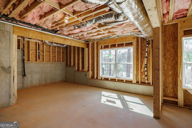 miscellaneous room with a wealth of natural light