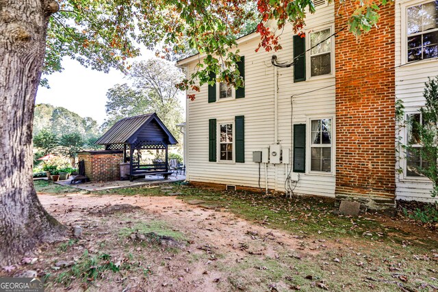 164 Manning Gin Rd, Bethlehem, GA 30620 - view of side of home featuring a gazebo