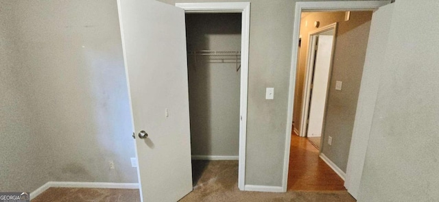 view of closet