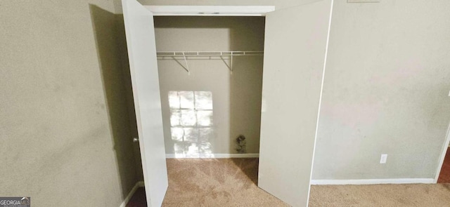 view of closet