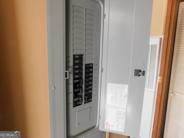 utility room with electric panel