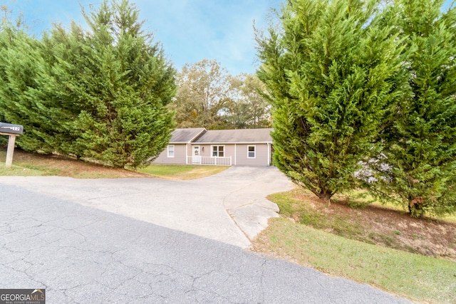 view of front of home