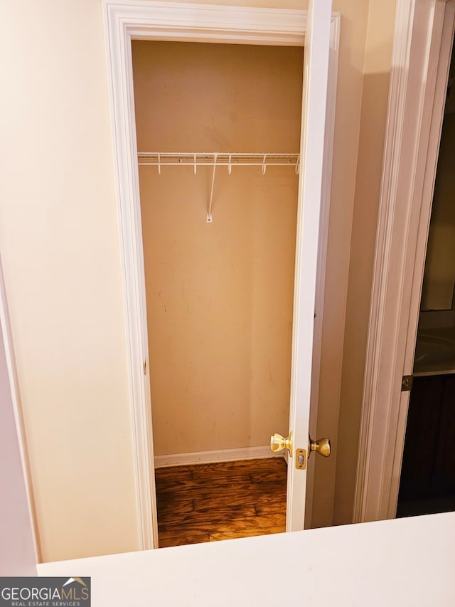 view of closet