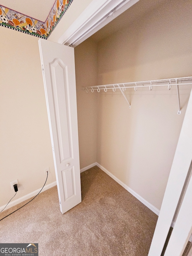 view of closet