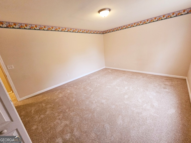 empty room with carpet floors