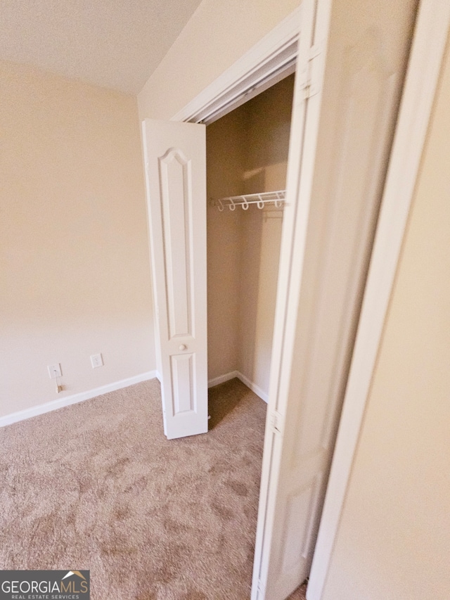 view of closet