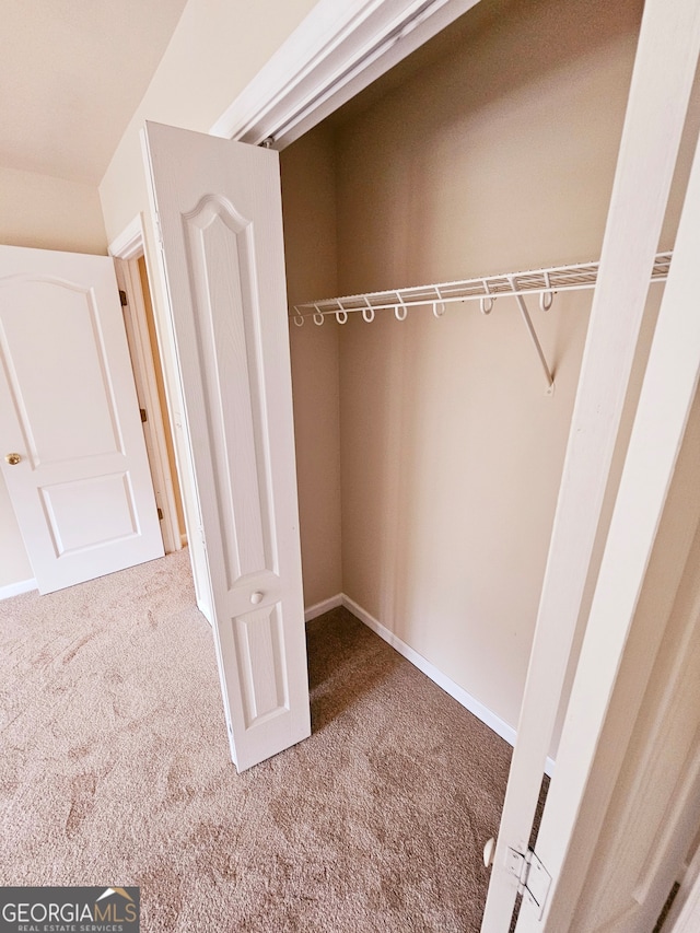 view of closet