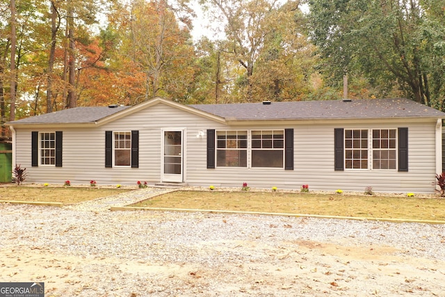 view of ranch-style house