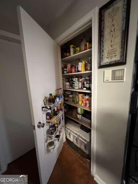 view of pantry