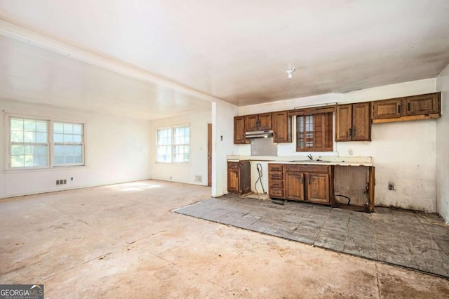 kitchen featuring sink