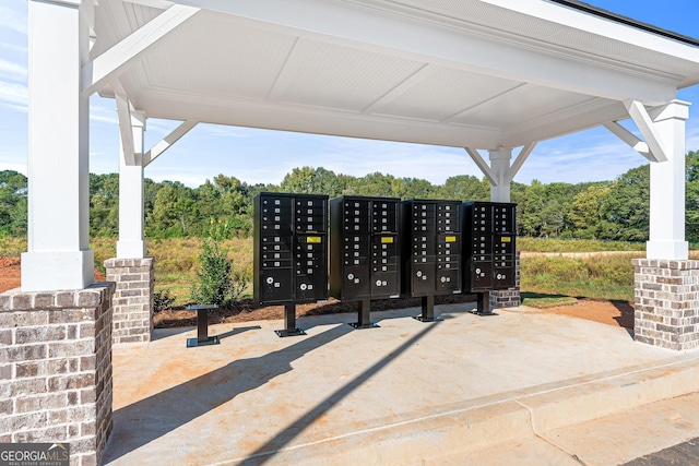 view of community featuring mail boxes