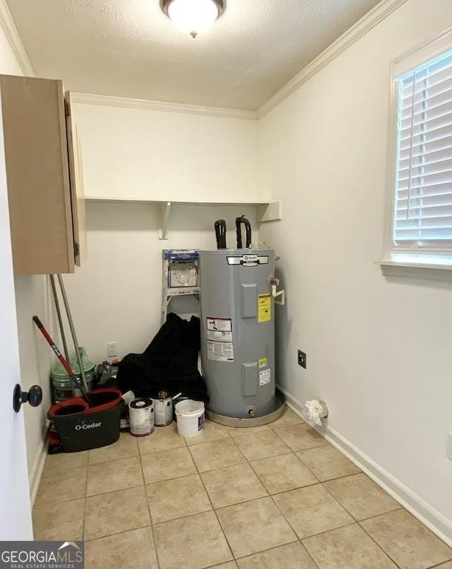 108 Sunset Dr, Dublin, GA 31027 - utility room featuring electric water heater