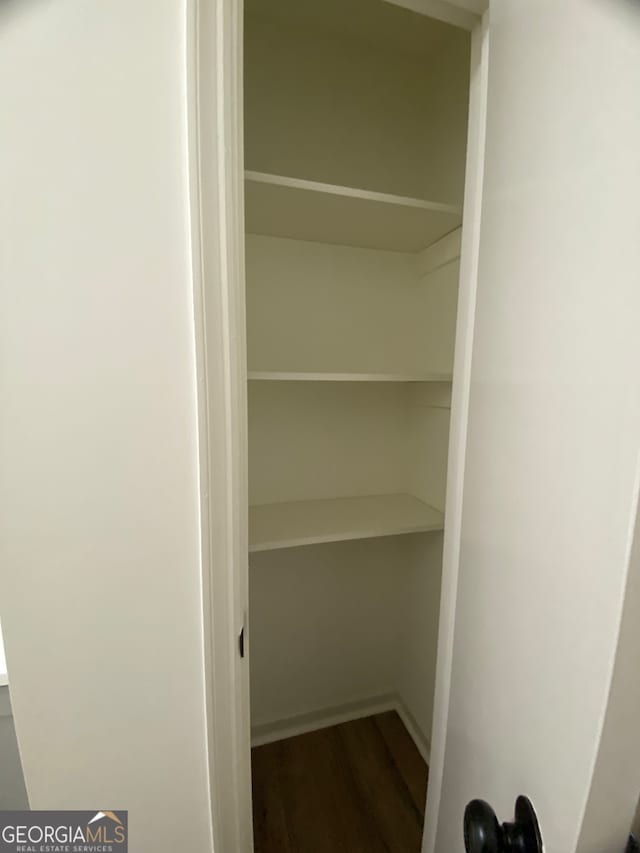 view of closet