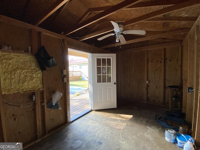 108 Sunset Dr, Dublin, GA 31027 - doorway featuring a ceiling fan