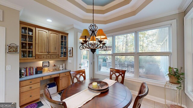 6054 Nebo Rd, Hiram, GA 30141 - dining area featuring a chandelier, a wainscoted wall, vaulted ceiling, and wood finished floors