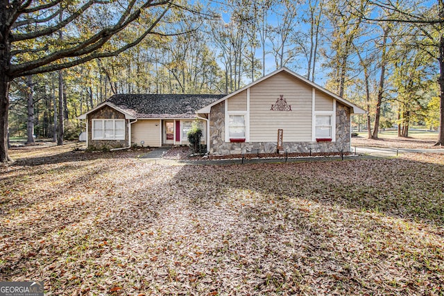 view of ranch-style home