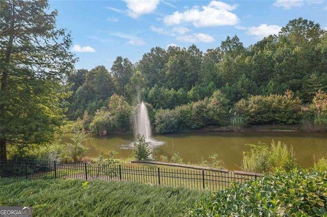 view of water feature