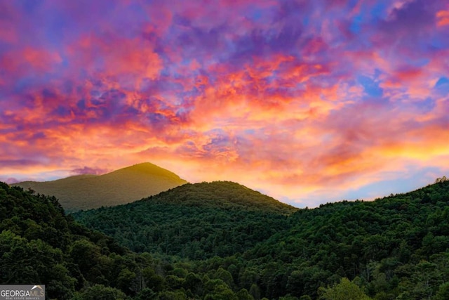 view of mountain feature