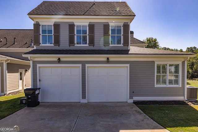 exterior space with central AC unit