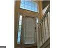 entrance foyer featuring a barn door