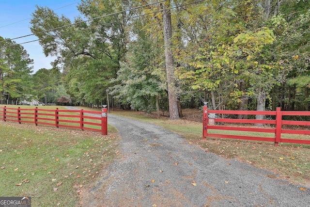 view of road