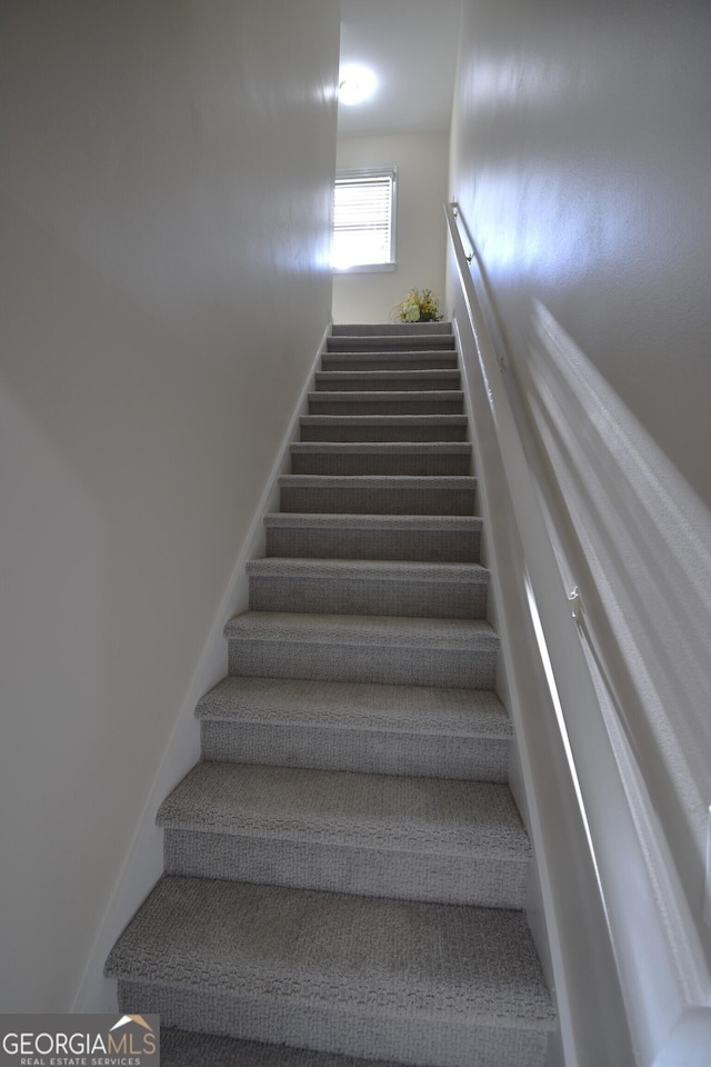 view of staircase