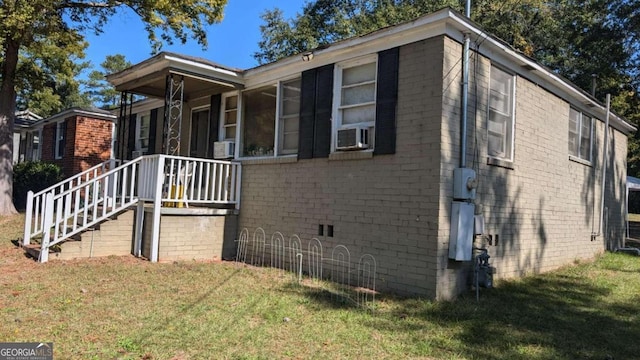 1870 Bethlea Ave, Macon, GA 31204 - view of front of property with brick siding and a front lawn