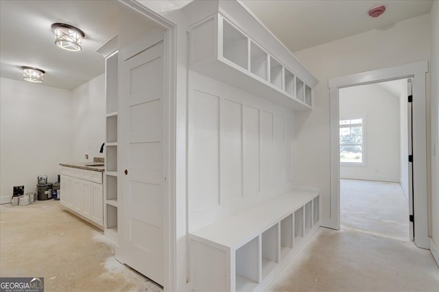 view of mudroom