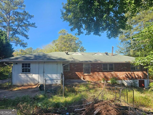 view of back of house