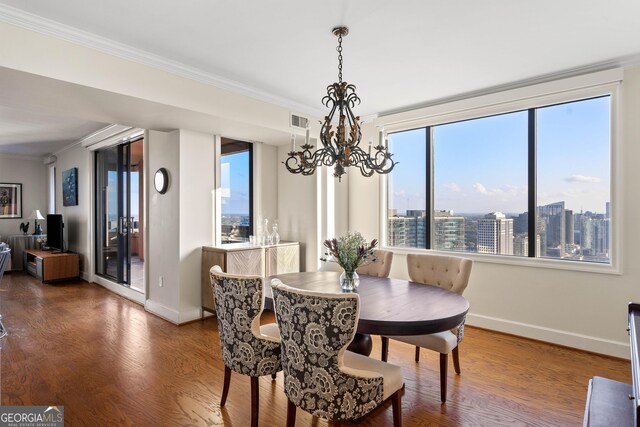 view of dining space