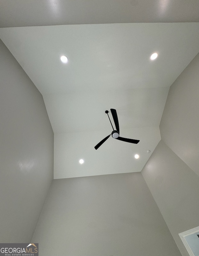 details featuring ceiling fan